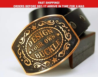 VINTAGE TECH ETHER GUILD Wheel of Law Solid Brass Belt Buckle 1974 Leather Belt VINTAGE - TECH ETHER GUILD  main image 2