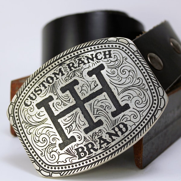 branded buckle belt