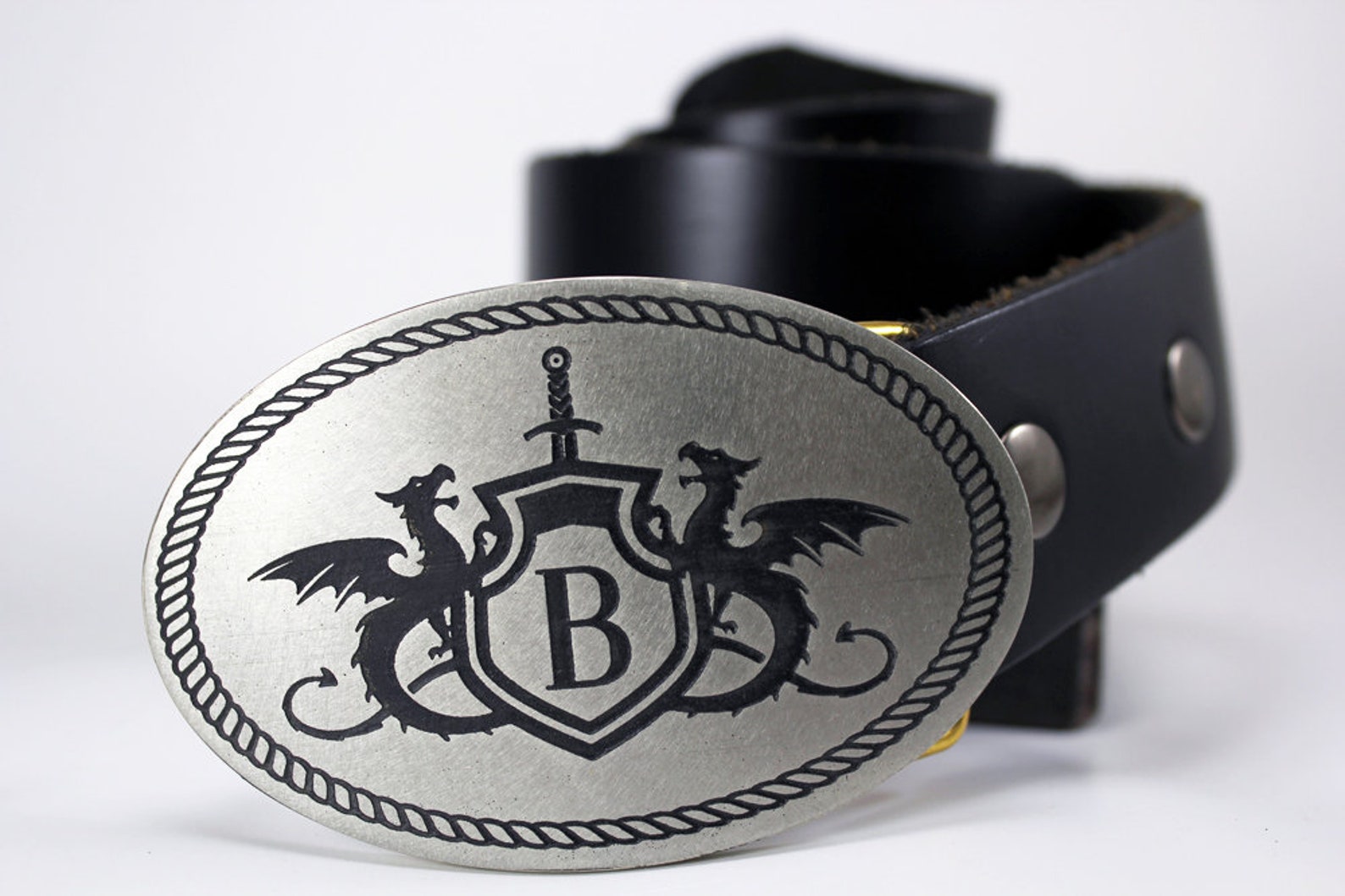 DESIGN Your Own FAMILY CREST Custom Belt Buckle Solid Metal Etsy