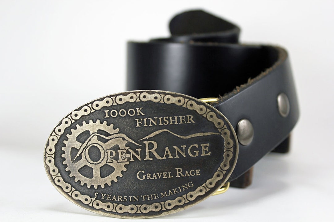 Ultramarathon Belt Buckle DESIGN YOUR OWN Custom Belt Buckle Solid