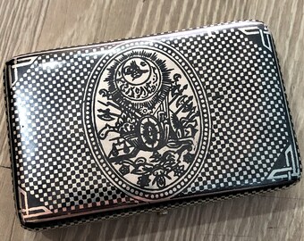 Rare Art Deco Ornate Hallmarked Solid 900 Silver Austrian Lipstick Case