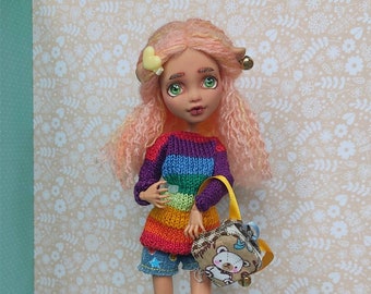 Cozy Sweater~ Ooak custom Monster High doll