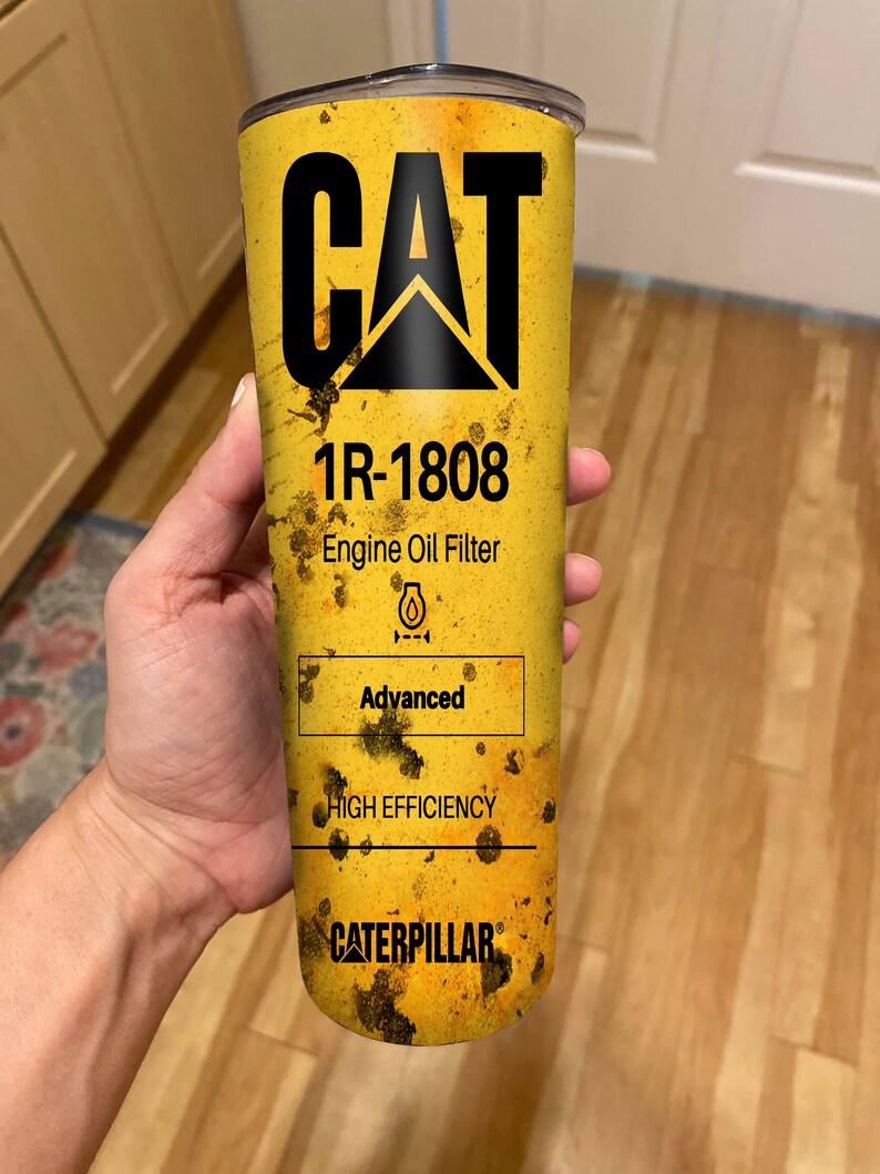 Cat engine oil filter 1r-1808 for tumbler straight and Tapered | Etsy