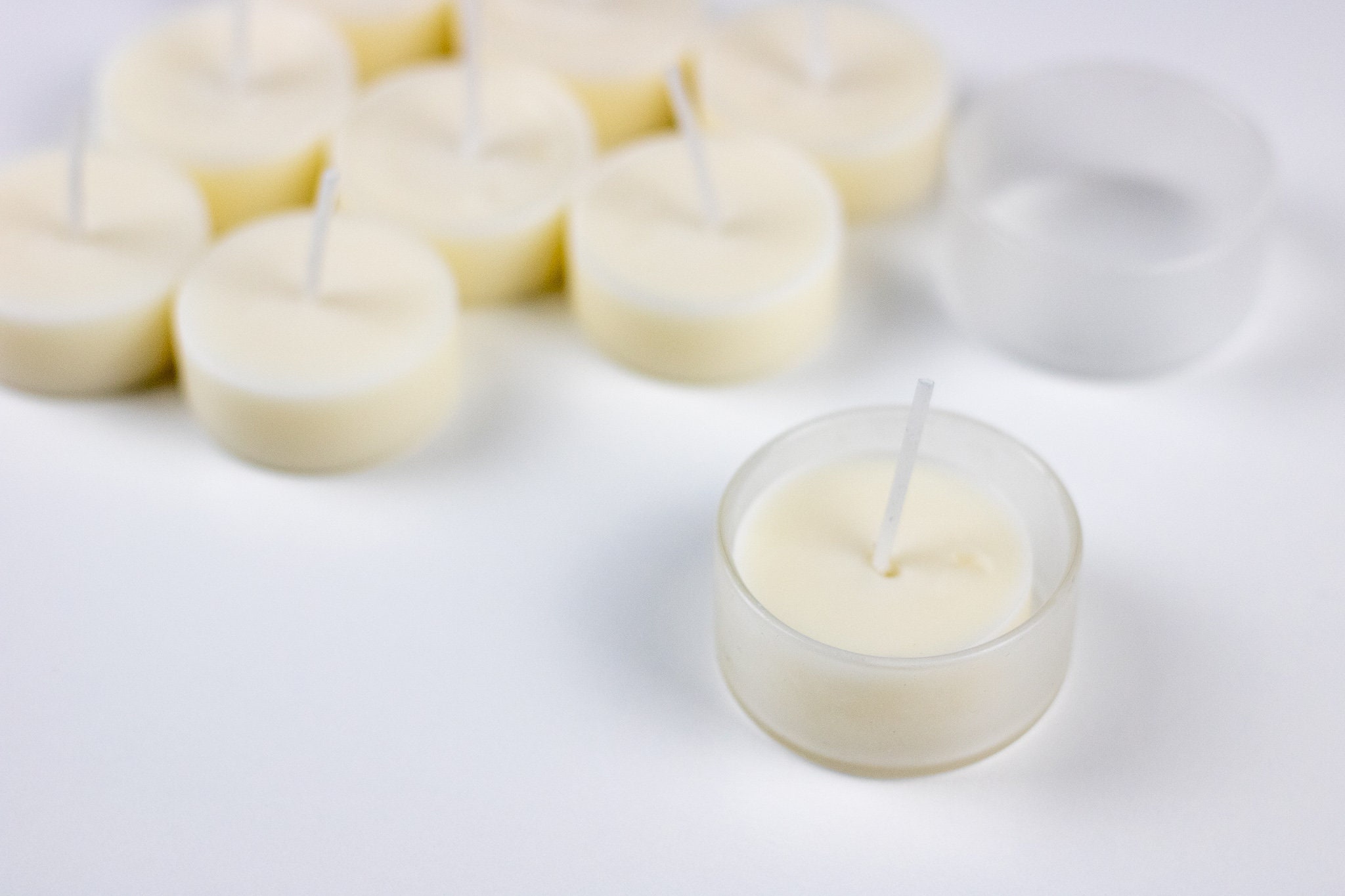 Natural Refillable Tea Light Bundles Coconut & Rapeseed Wax Etsy