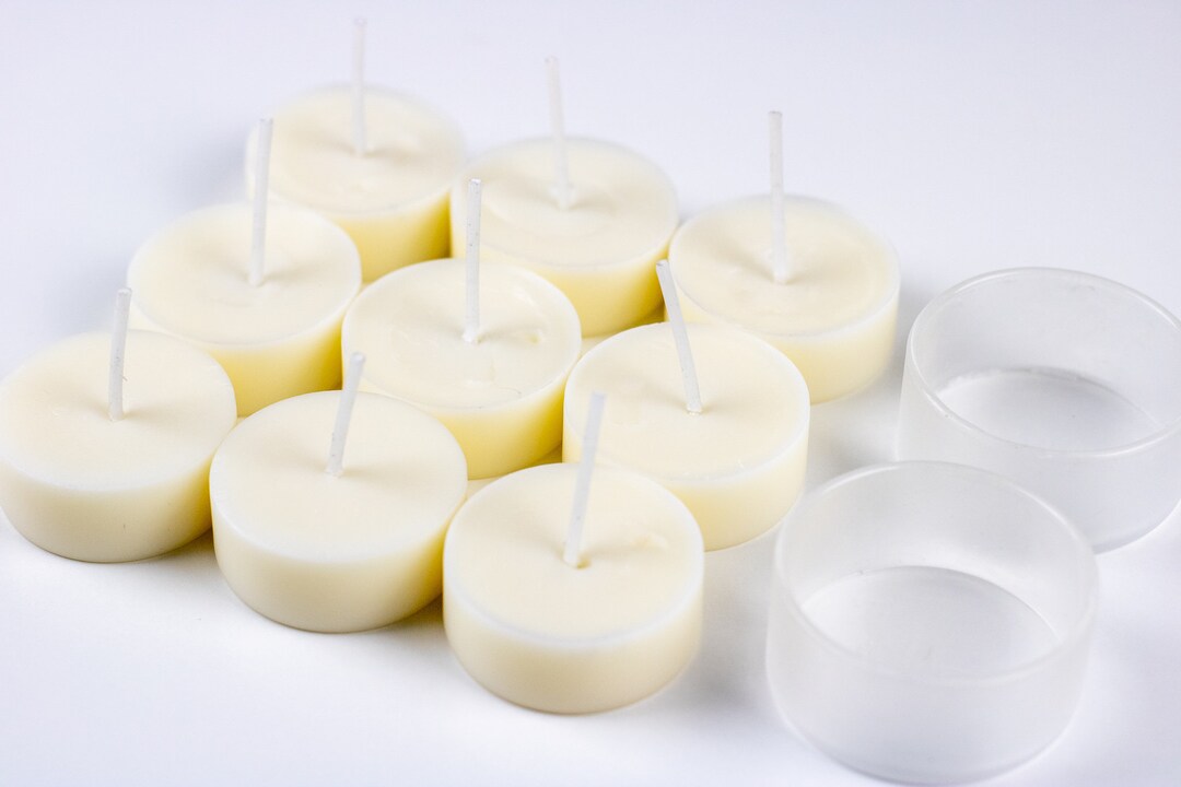 Natural Refillable Tea Light Bundles Coconut & Rapeseed Wax Etsy UK