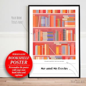 Book Club Print, Bookish Poster, Book Lover Wall Art, Custom Reading Poster, Cute Book Printable, Gift for Reading Lover, Readers, Bookish