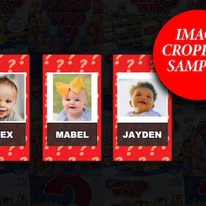 Editable Guess Who Template Make Your Own Custom Printable Game Board