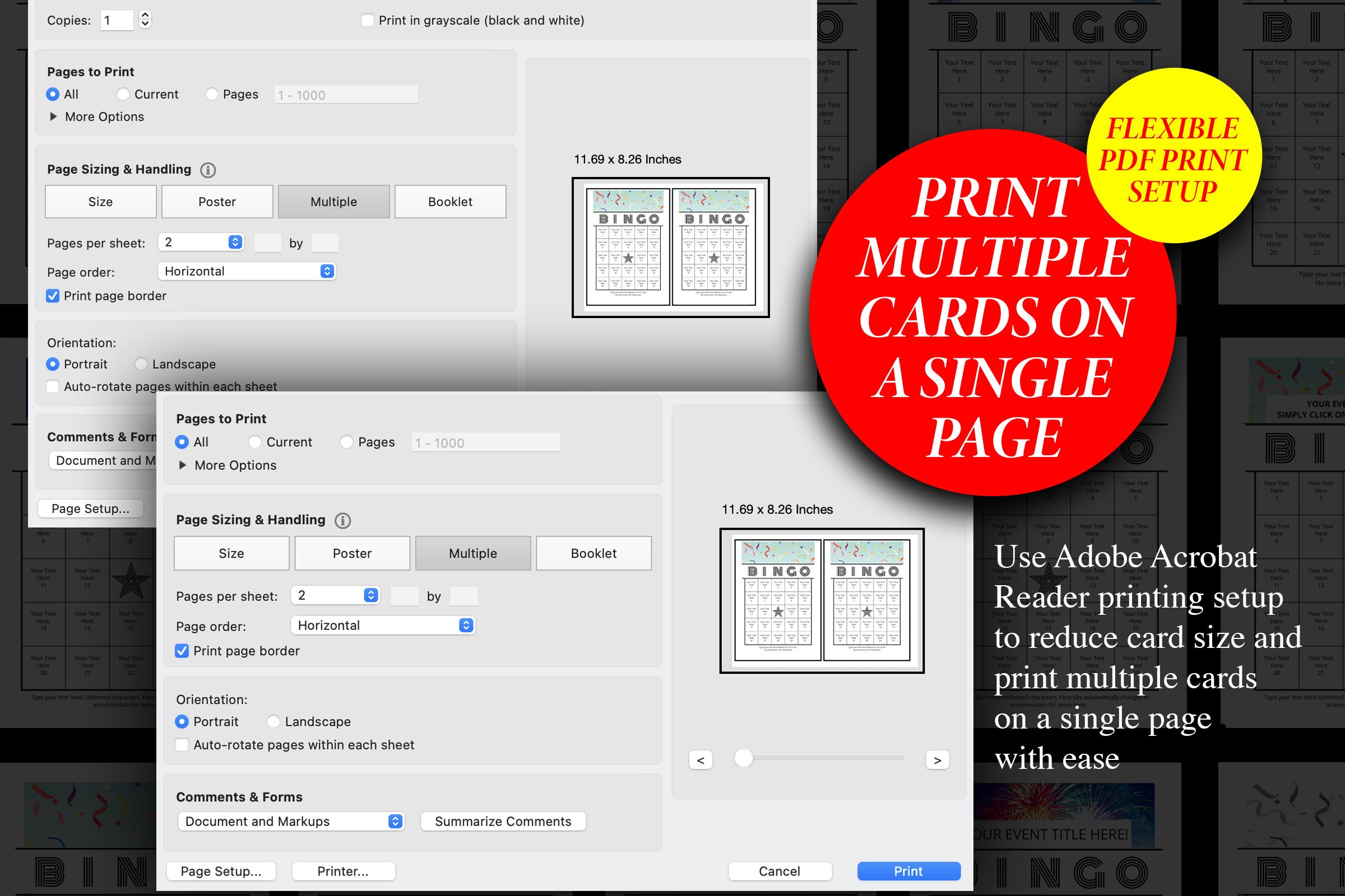 Editable bingo card templates printable customisable bingo card wedding