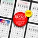 Editable Bingo Card Template Printable Customisable Bingo Card Charity ...