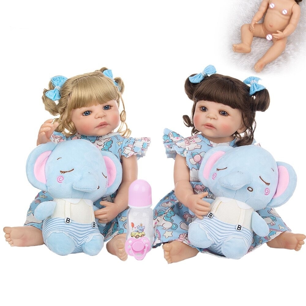 RGB 55 Silicone Full Body Reborn DollsToys Kid Etsy