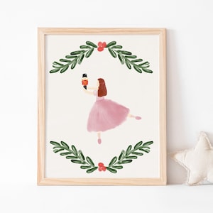 Clara and the Nutcracker | Christmas art decor | The Nutcracker | Christmas ballet
