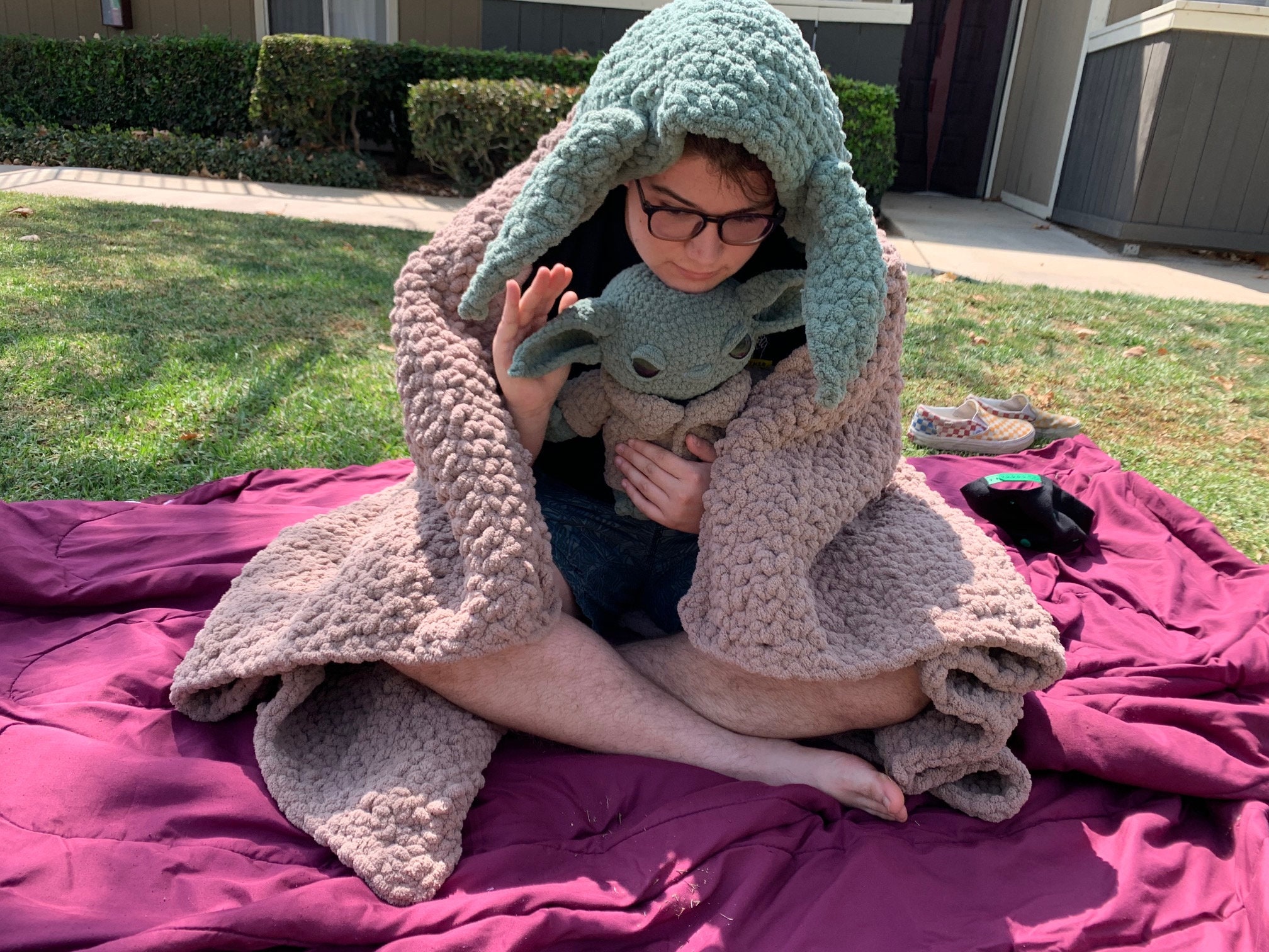 The child online hooded blanket