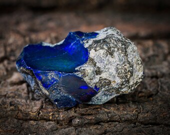 Opale Noire Brute D'Ethiopie - Multicolore, 1,08 Carat, Rare ! P373.161t