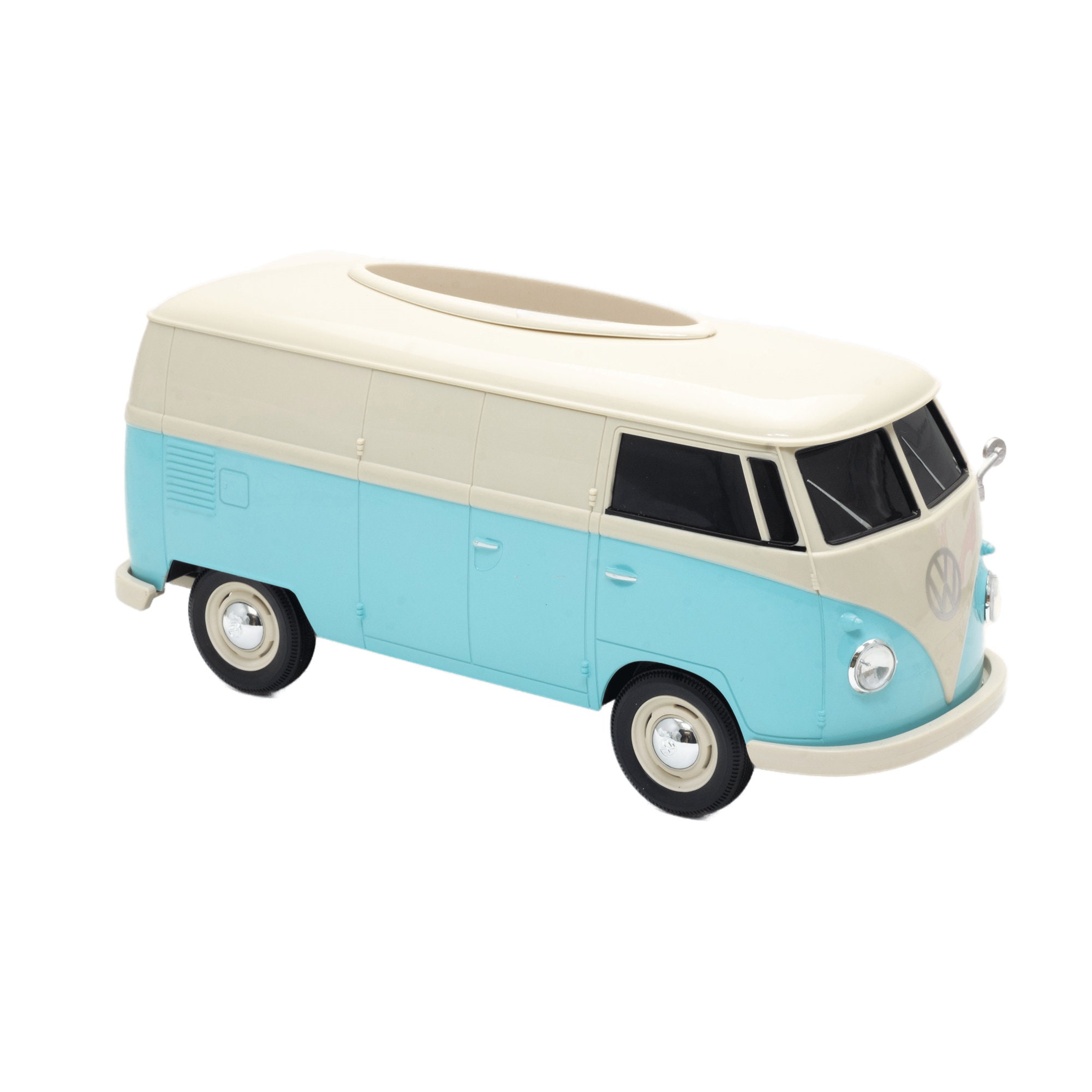 Limited Edition Official Licensed T1 Bus 1963 Multi-functional Boxtissue Box/phone  Holder/remote Holder, 2 Tones Edition blue/cream 