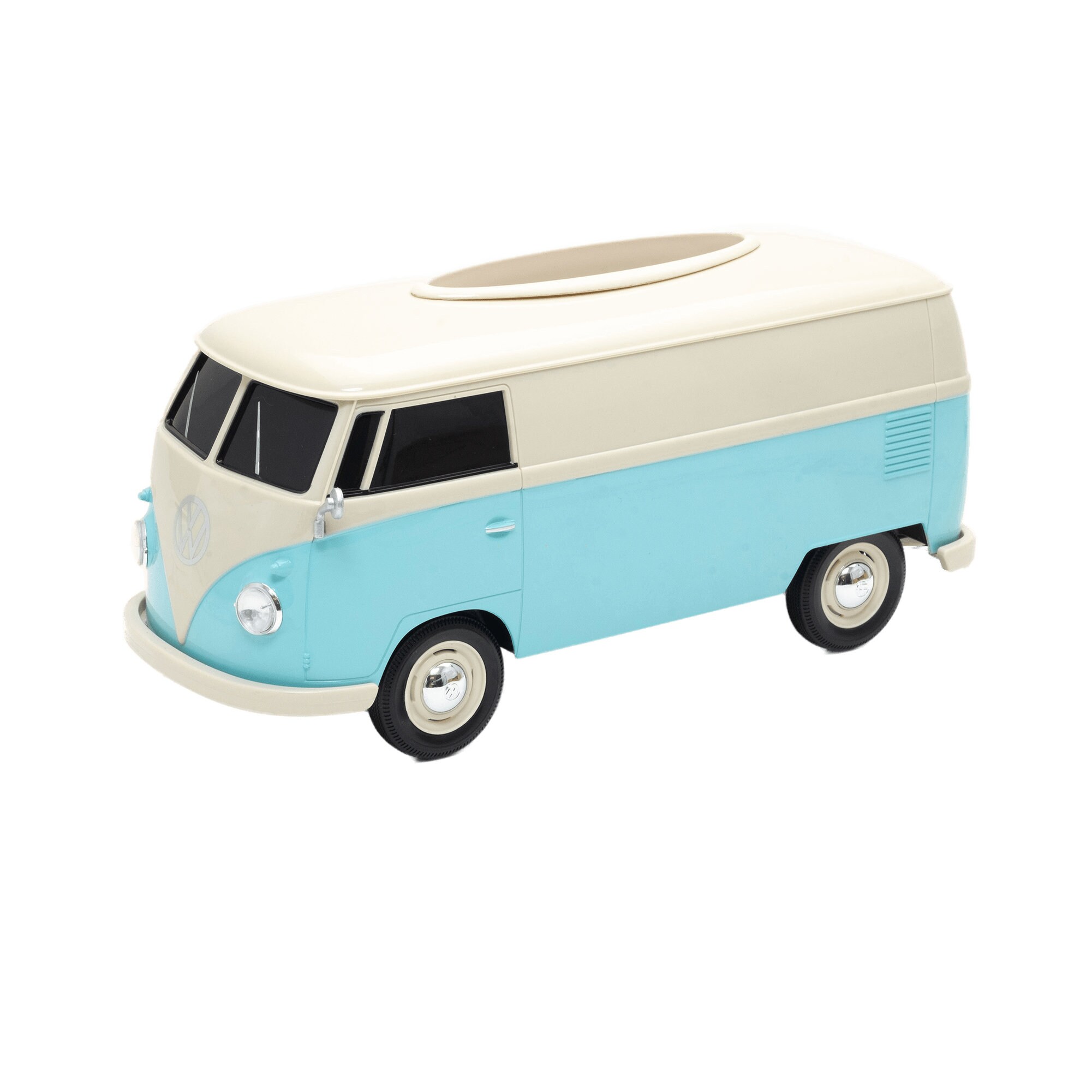 Limited Edition Official Licensed T1 Bus 1963 Multi-functional Boxtissue Box/phone  Holder/remote Holder, 2 Tones Edition blue/cream 