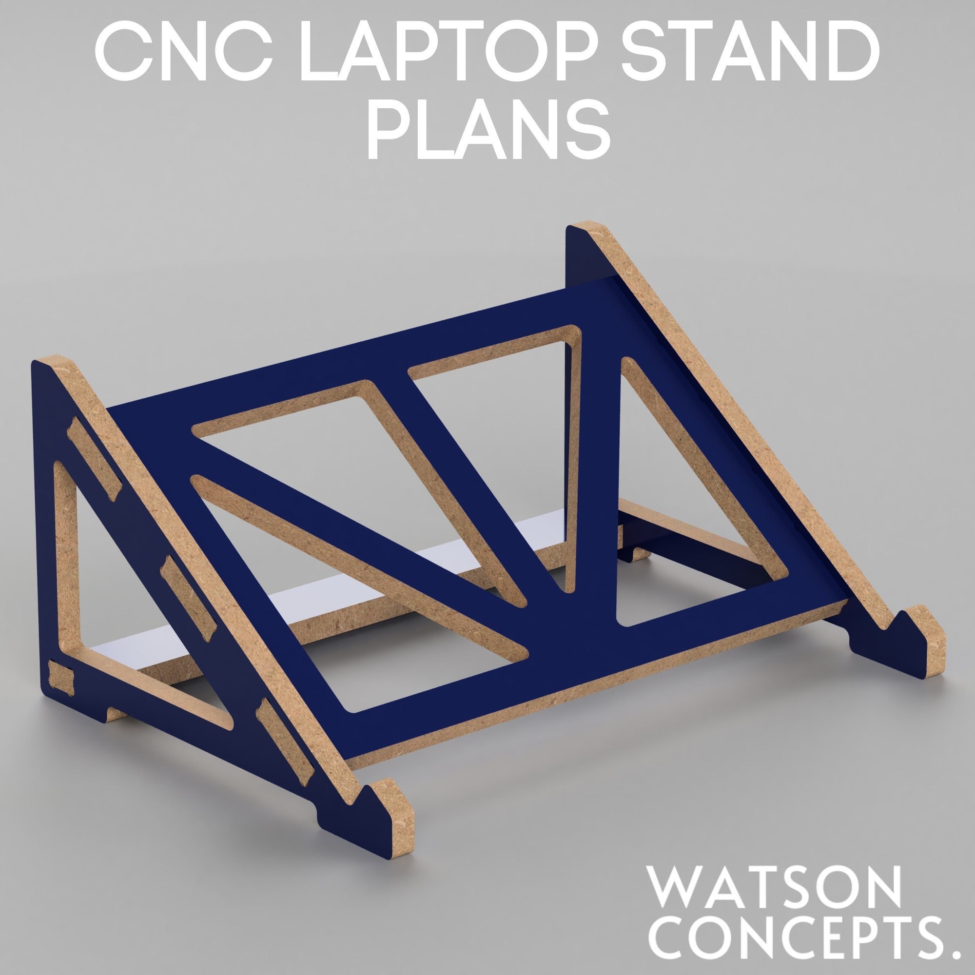 CNC Laptop Stand Furniture. SVG and DXF Format. Digital Plans Etsy