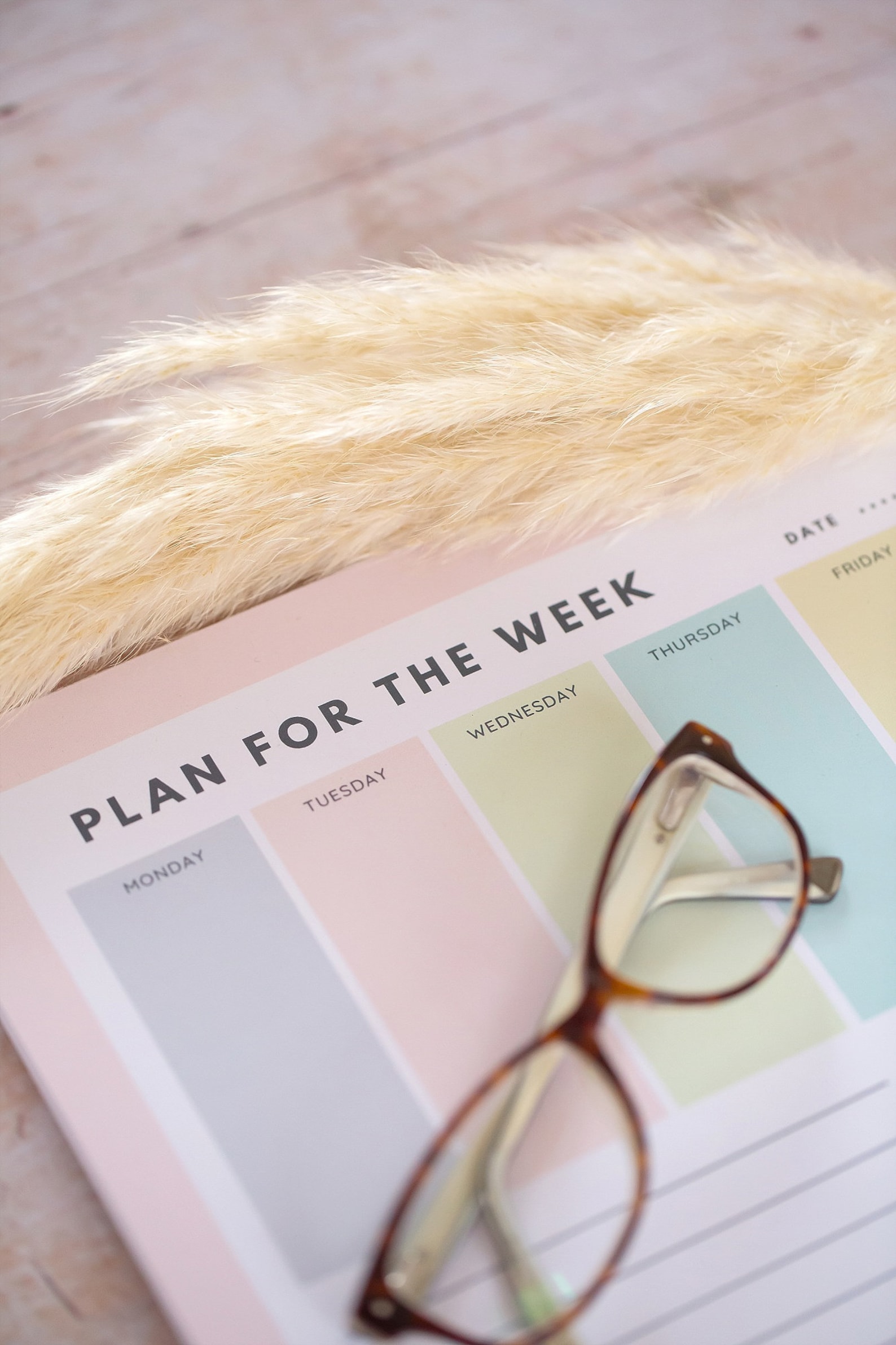 Pastel Weekly Planner A4 - Desk Pad - Tear-off Sheets - to Do List ...