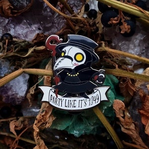 Plague Doctor Hard Enamel Pins