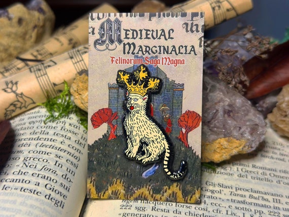 Medieval Marginalia Hard Enamel Pins
