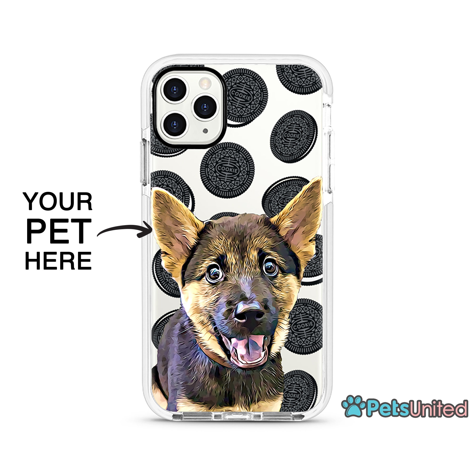 Custom Dog Phone Case Custom Pet Illustrated Phone Case Dog Etsy UK