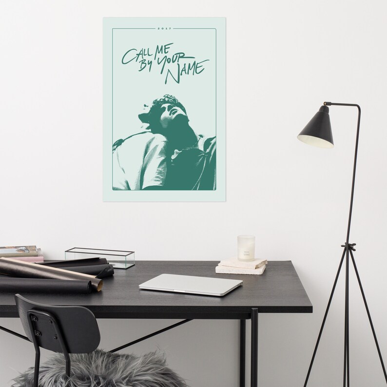 Call Me by Your Name Poster Wall Art (download) | Retro Halftone Movie ...