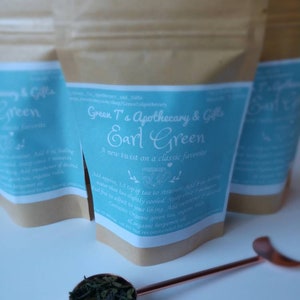 Earl Green green tea blend, herbal tea