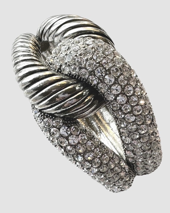 Bracelet Bangle Vintage Argent Émail Blanc – Petit Modèle – Fabriqué En Thaïlande