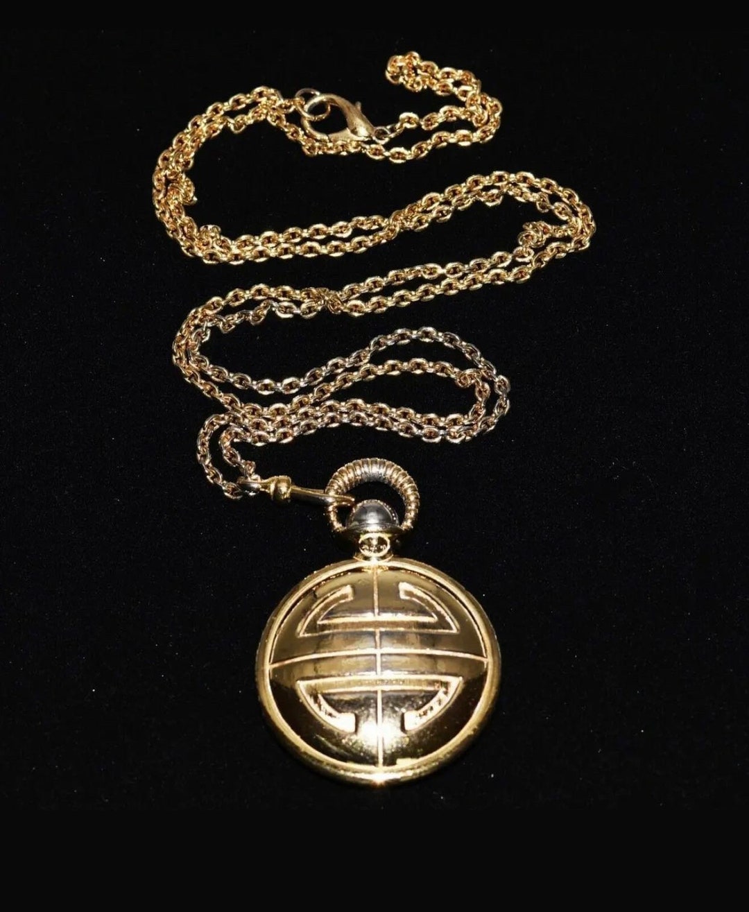 Givenchy Logo Pendant Necklace Pendant Necklace Logo Necklace Givenchy Necklace Vintage Pendant