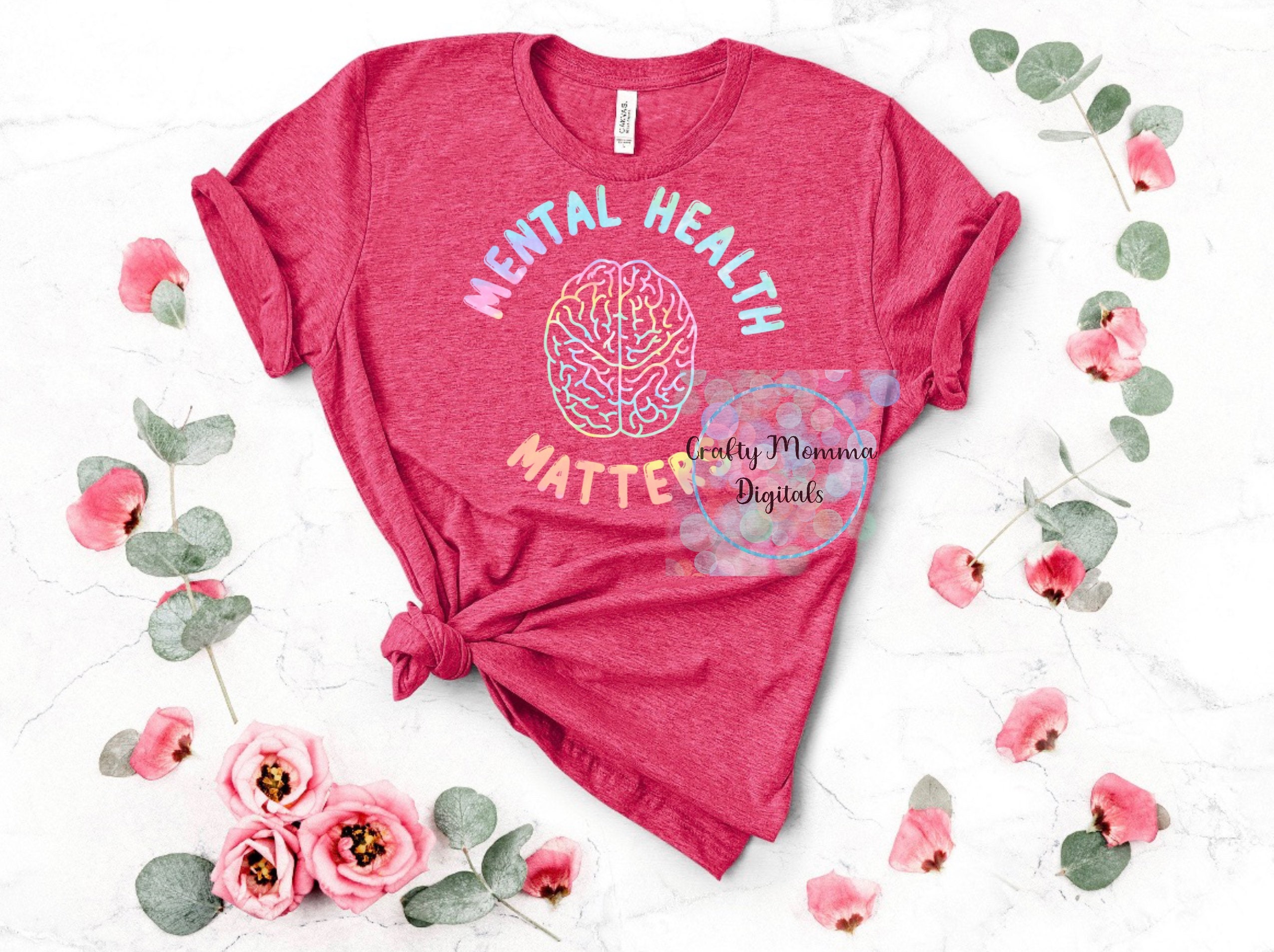 Digital PNG and JPEG File - Mental Health Matters - Sublimation Design ...