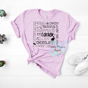 Digital PNG and JPEG Files - Happy Easter - Sublimation Design- Instant Download