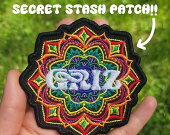 JUMBO Infinity GRiZ Mandala Patch | Iron-On / Sew-On / Velcro Stash Patch