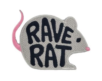 Rave Rat | Embroidered Patch