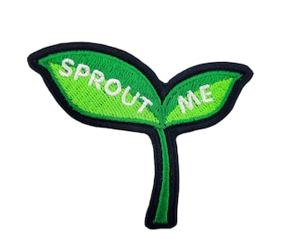 Sprout Me - EDM/Rave Embroidered Patch | Iron-On Applique