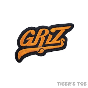 GRiZ Swoosh Logo Embroidered Iron-On Patch