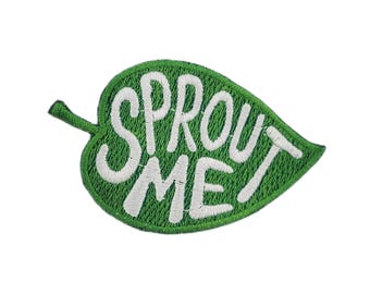 Sprout Me Leaf | Embroidered Patch