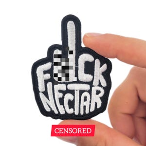 F*CK &#39;NECTAR - EDM/Rave Embroidered Patch | Iron-On Applique