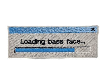 Loading Bass Face - EDM/Rave Embroidered Patch | Iron-On Applique