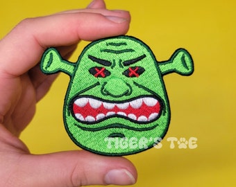 Patch thermocollant brodé Rave Ogre de Shrexcision