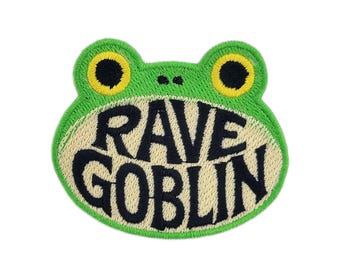 Rave Goblin Frog | Embroidered Patch
