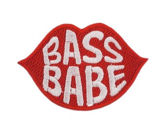 Bass Babe - EDM/Rave Embroidered Patch | Iron-On Applique