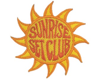 Sunrise Set Club | Embroidered Patch