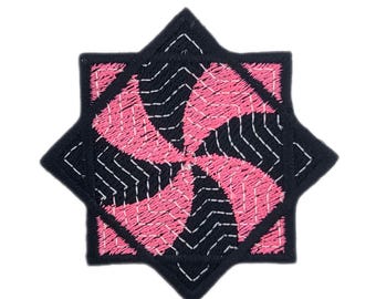 Flow Star - EDM/Rave Embroidered Patch | Iron-On Applique