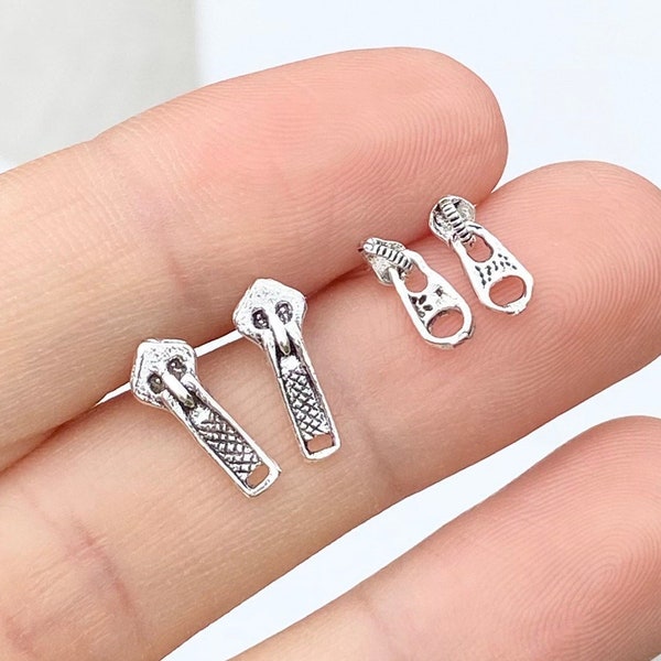 Zipper Earrings Etsy