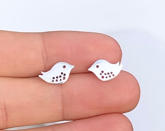 Silverly Orecchini Pendenti in Argento Sterling 925 con Uccelli