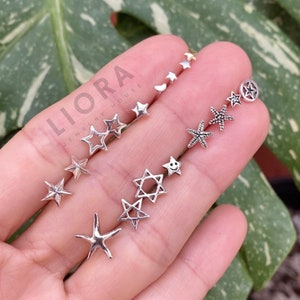 925 Sterling Silver Star stud Earrings, Star Earrings, Small Star, Tiny Star, Cz Star, Star Jewelry, Star Gift