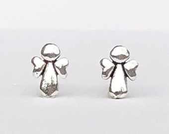 Ängelörhängen i 925 sterlingsilver, ängelörhängen, silverängel, skyddsängelörhängen, små ängelörhängen, ängelörhängen, babyängel