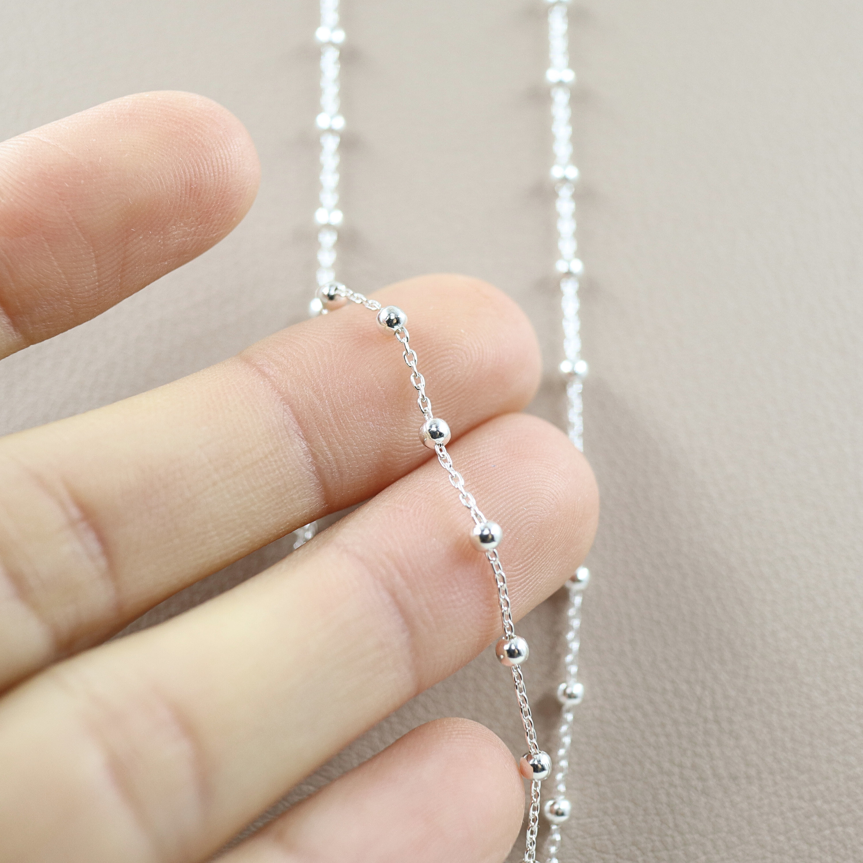 LAYOVV☆[Silver925] Silver ball chocker necklace Amazon.com: Sterling Silver Ball Choker Necklace - Designer