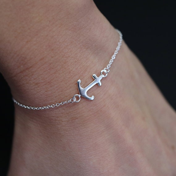 ITALY MADE SILVER925 ANCHOR BRACELETシルバー Silver 925 Anchor Chain Bracelet Men 6mm 19cm Italy Made | eBay