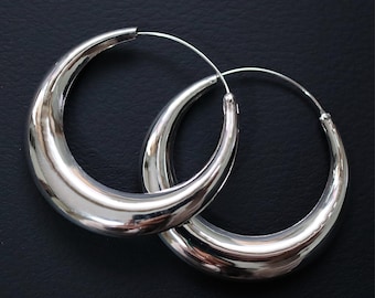 Elli Oorbellen Dames Creoolse Sterrenveer Astro Bi-Color Boho in 925 Sterling Zilver