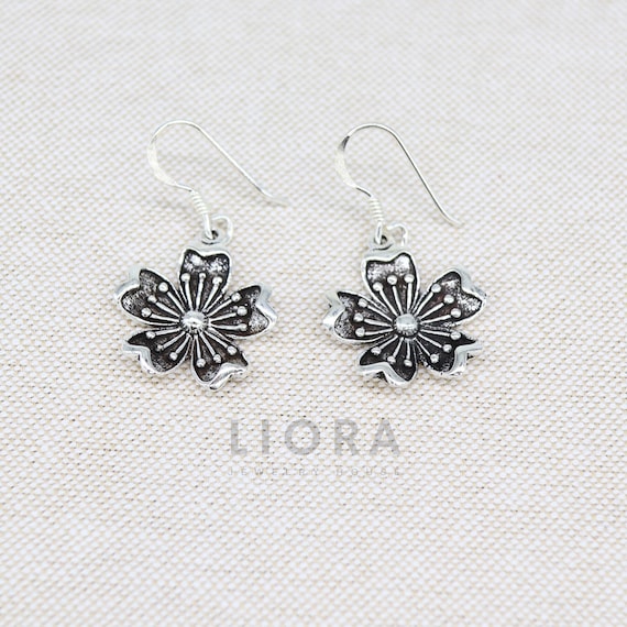 ★早期完売★STONEHENgE★Love Duet★Silver Flower Earrings★ sterling-silver-flower-dangle-